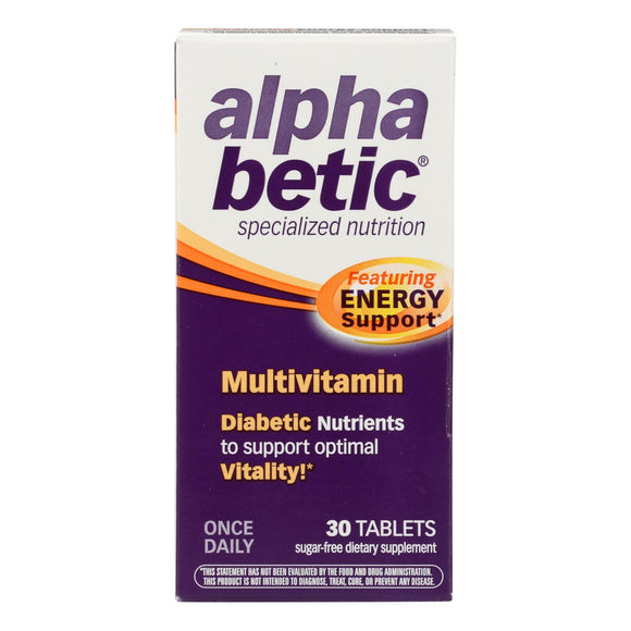 Nature Works Alpha Betic Once-a-day Multiple Vitamins - 30 Caplets - Vita-Shoppe.com