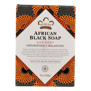 Nubian Heritage Bar Soap African Black - 5 Oz - Vita-Shoppe.com