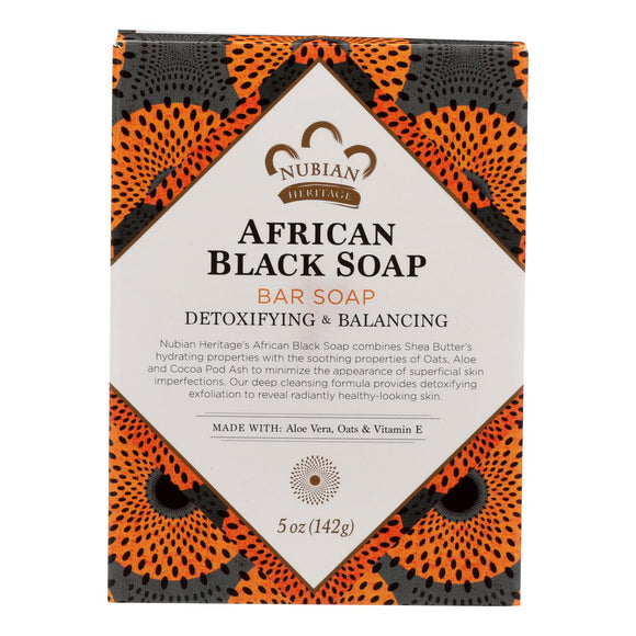 Nubian Heritage Bar Soap African Black - 5 Oz - Vita-Shoppe.com