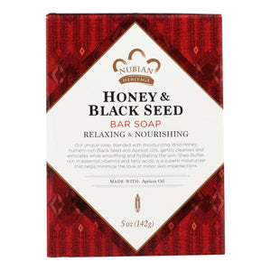 Nubian Heritage Bar Soap Black Seed - 5 Oz - Vita-Shoppe.com