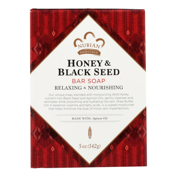 Nubian Heritage Bar Soap Black Seed - 5 Oz - Vita-Shoppe.com