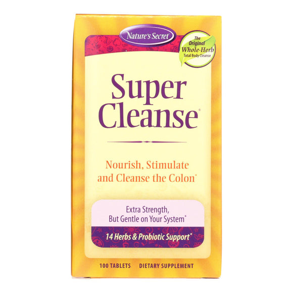 Nature's Secret Super Cleanse - 100 Tablets - Vita-Shoppe.com