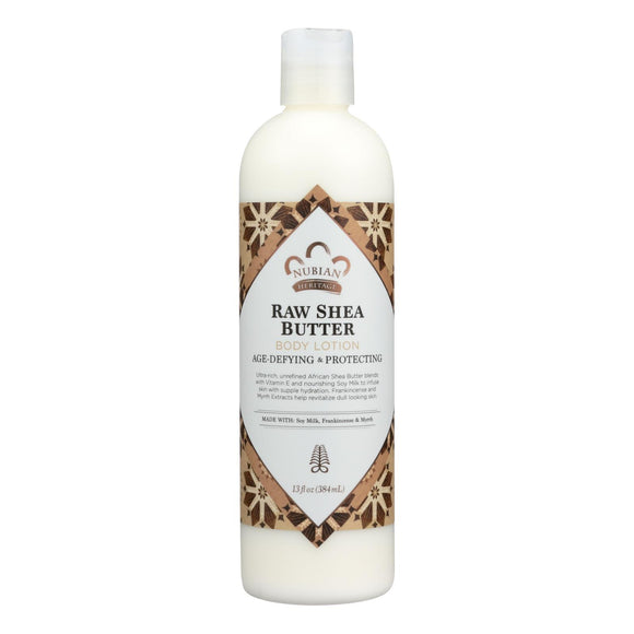 Nubian Heritage Lotion Raw Shea And Myrrh - 13 Oz - Vita-Shoppe.com