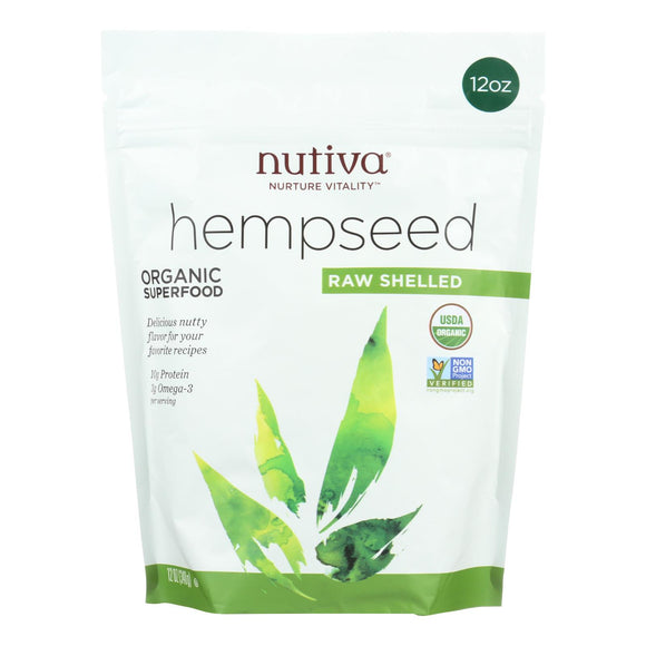 Nutiva Hempseed - Organic - Shelled - 12 Oz - Vita-Shoppe.com