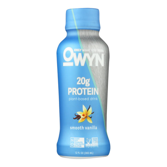 Only What You Need - Plant Based Protein Shake - Vanilla - Case Of 12 - 12 Fl Oz. - Vita-Shoppe.com