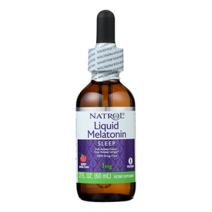Natrol - Melatonin 1mg Liquid - 2 Fz - Vita-Shoppe.com
