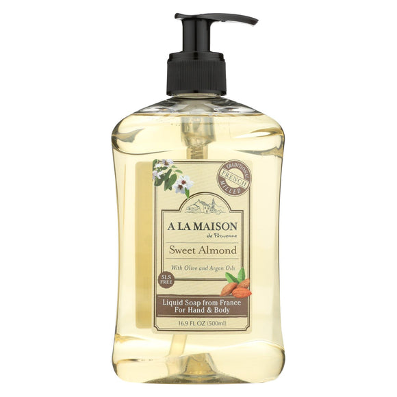 A La Maison French Liquid Soap - Sweet Almond - 16.9 Fl Oz - Vita-Shoppe.com
