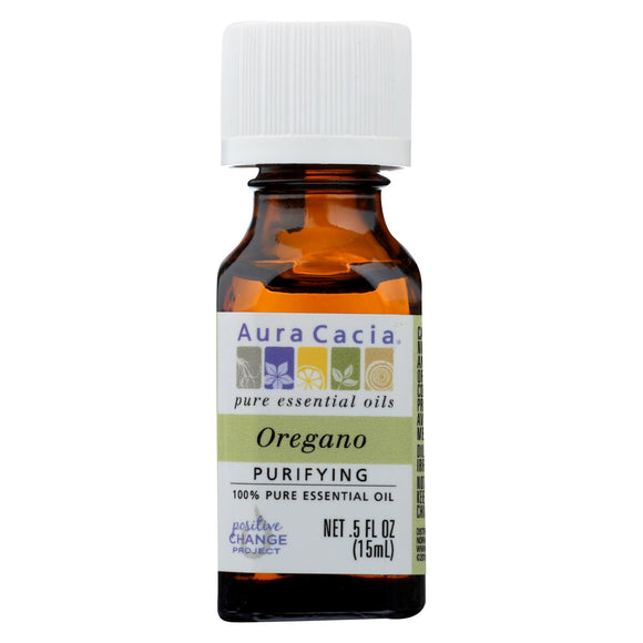 Aura Cacia Essential Oil - Oregano - 0.5 Fl Oz. - Vita-Shoppe.com