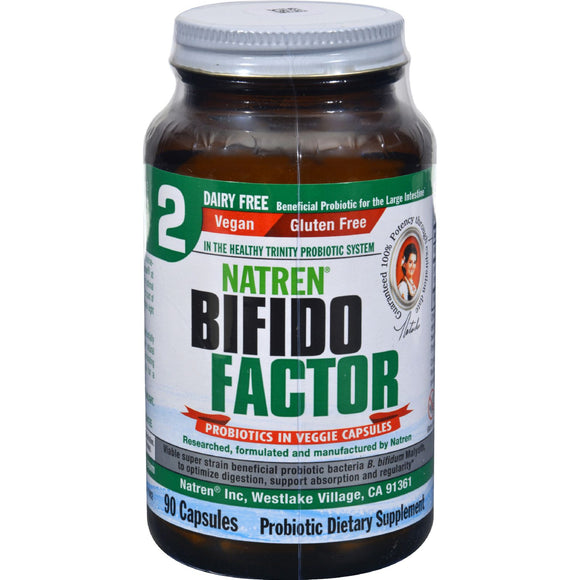 Natren Bifido Factor Dairy Free - 90 Capsules - Vita-Shoppe.com