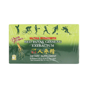 Prince Of Peace Red Panax Ginseng Extractum Ultra Strength - 30 Bottles - Vita-Shoppe.com