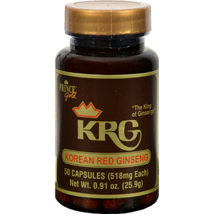 Prince Of Peace Korean Red Ginseng - 50 Capsules - Vita-Shoppe.com