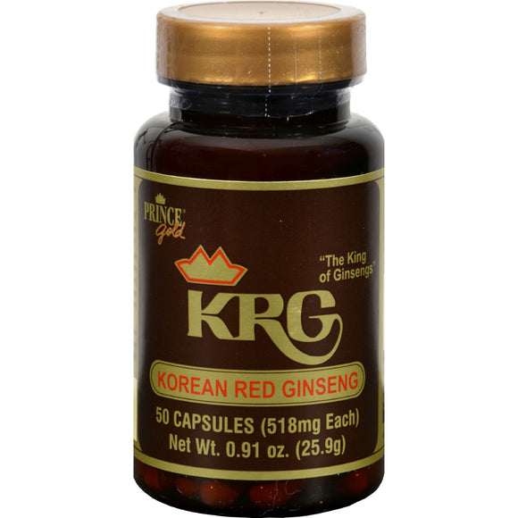 Prince Of Peace Korean Red Ginseng - 50 Capsules - Vita-Shoppe.com