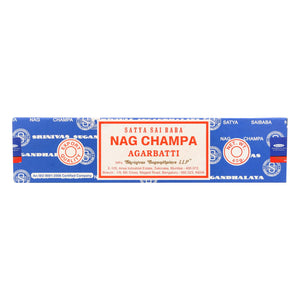 Sai Baba Nag Champa Agarbatti Incense - 40 G - Case Of 12 - Vita-Shoppe.com
