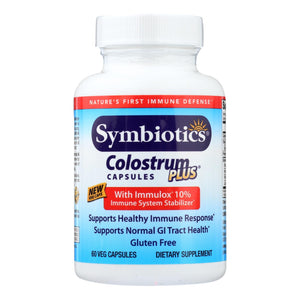 Symbiotics Colostrum Plus - 60 Capsules - Vita-Shoppe.com