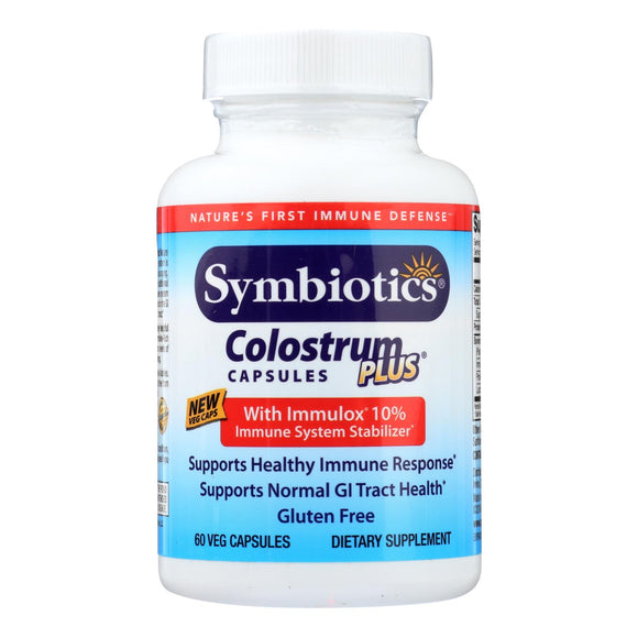 Symbiotics Colostrum Plus - 60 Capsules - Vita-Shoppe.com