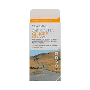 Sea-band Anti-nausea Ginger Gum - 24 Pieces - Vita-Shoppe.com