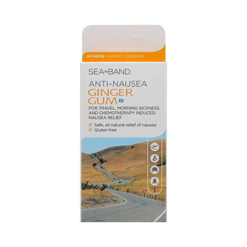 Sea-band Anti-nausea Ginger Gum - 24 Pieces - Vita-Shoppe.com