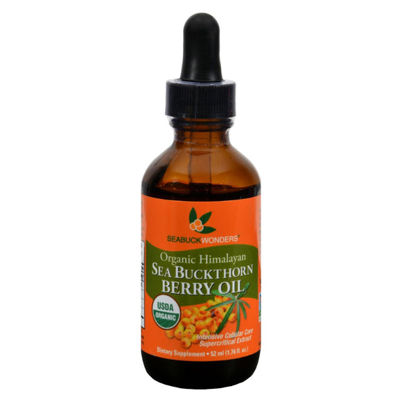 Seabuck Wonders Organic Himalayan Sea Buckthorn Berry Oil - 1.76 Fl Oz - Vita-Shoppe.com