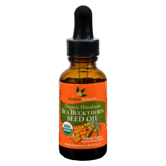 Seabuck Wonders Organic Himalayan Seabuckthorn Seed Oil - 1 Fl Oz - Vita-Shoppe.com