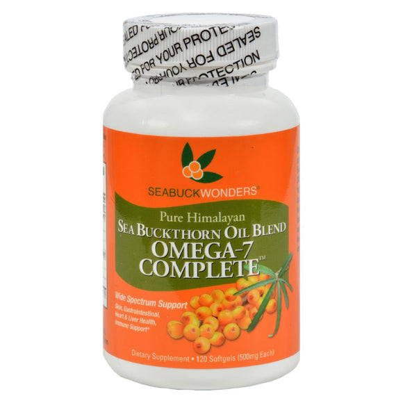 Seabuck Wonders Sea Buckthorn Oil Blend - 500 Mg - 120 Softgels - Vita-Shoppe.com
