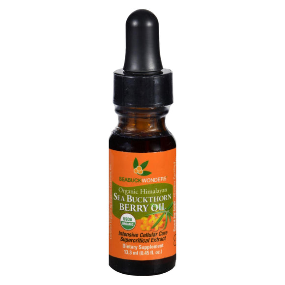 Seabuck Wonders Sea Buckthorn Organic Bry Oil - .45 Fl Oz - Vita-Shoppe.com