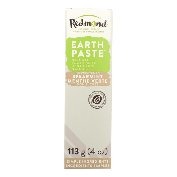 Redmond Trading Company Earthpaste - Spearmint - 4 Oz - Vita-Shoppe.com