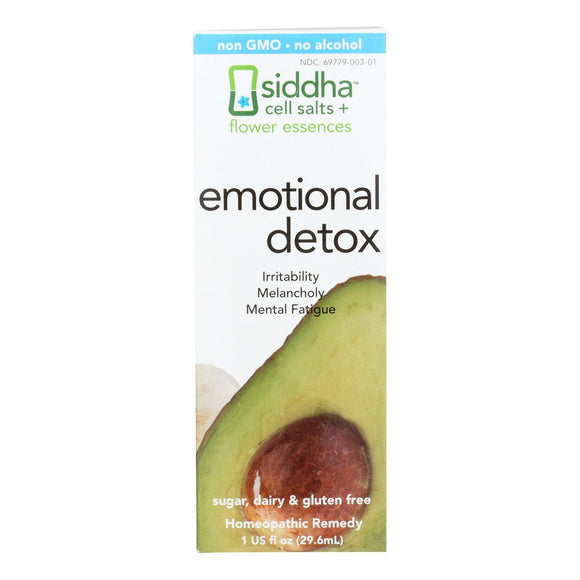 Siddha Flower Essences Emotional Detox - 1 Fl Oz - Vita-Shoppe.com