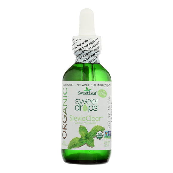 Sweet Leaf - Organic Sweetdrop Stevia Clear - 1 Each - 2 Fz - Vita-Shoppe.com