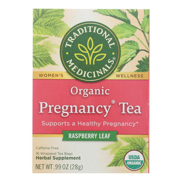 Traditional Medicinals Organic Pregnancy Tea - Caffeine Free - 16 Bags - Vita-Shoppe.com