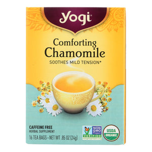 Yogi Tea Comforting Chamomile - Caffeine Free - 16 Tea Bags - Vita-Shoppe.com