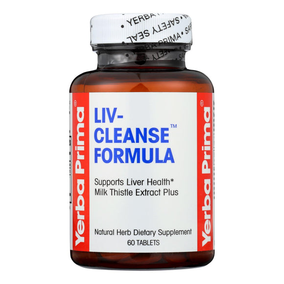 Yerba Prima Liv-cleanse Formula 650 Mg - 60 Tablets - Vita-Shoppe.com