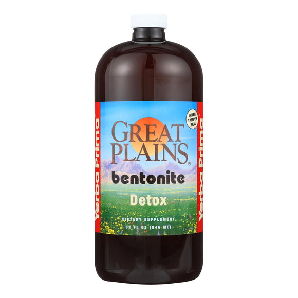Yerba Prima Great Plains Bentonite Detox - 32 Fl Oz - Vita-Shoppe.com