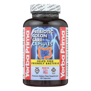 Yerba Prima Colon Care - 625 Mg - 180 Capsules - Vita-Shoppe.com