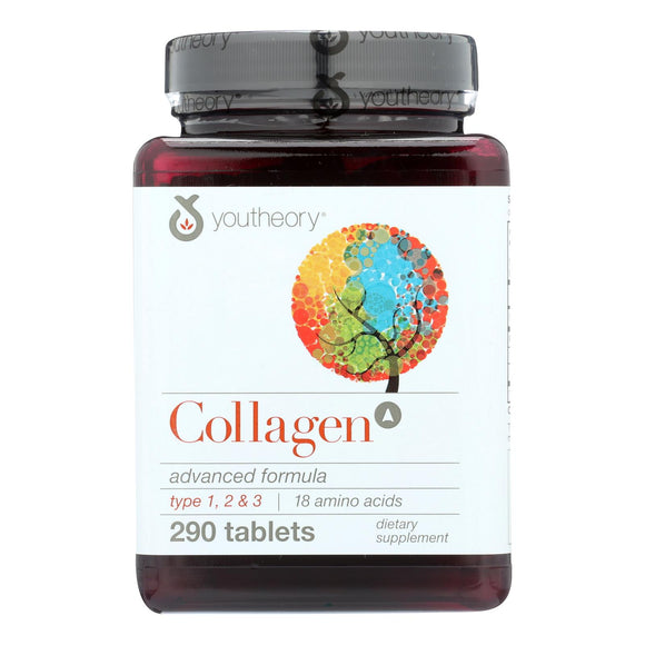 Youtheory Collagen - Type 1 And 2 And 3 - 290 Tablets - Vita-Shoppe.com
