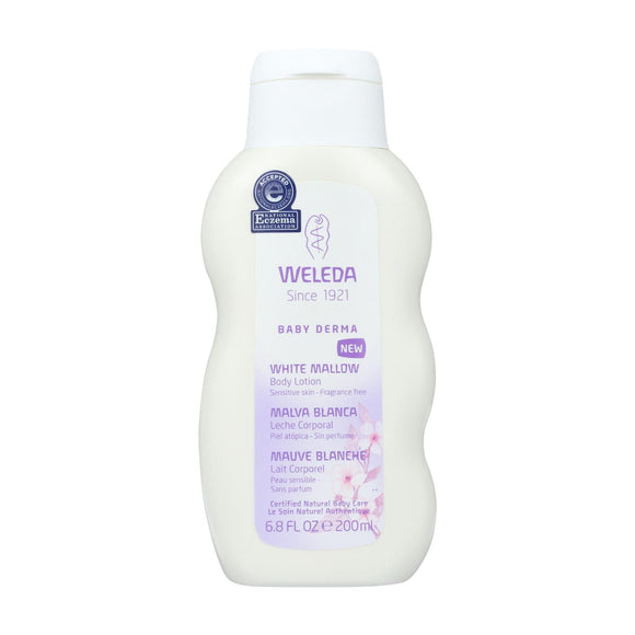 Weleda Body Lotion - Baby Derma - White Mallow - 6.8 Oz - Vita-Shoppe.com