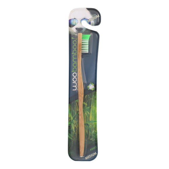 Woobamboo! Adult Medium Toothbrushes  - Case Of 6 - Ct - Vita-Shoppe.com