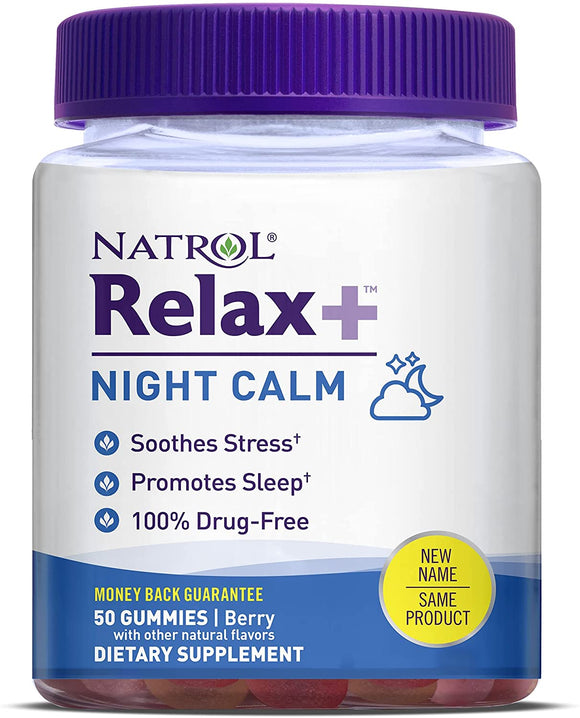 Natrol Relax+ Night Calm Gummies, Mood & Stress - Vita-Shoppe.com