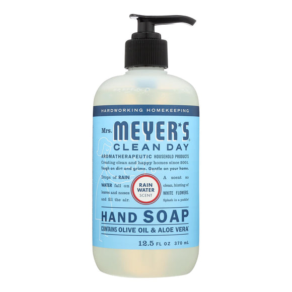Mrs.meyers Clean Day - Hand Soap Liquid Rainwater - Case Of 6 - 12.5 Fz - Vita-Shoppe.com
