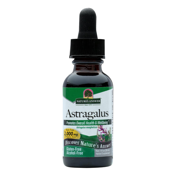 Nature's Answer - Astragalus Root Alcohol Free - 1 Fl Oz - Vita-Shoppe.com