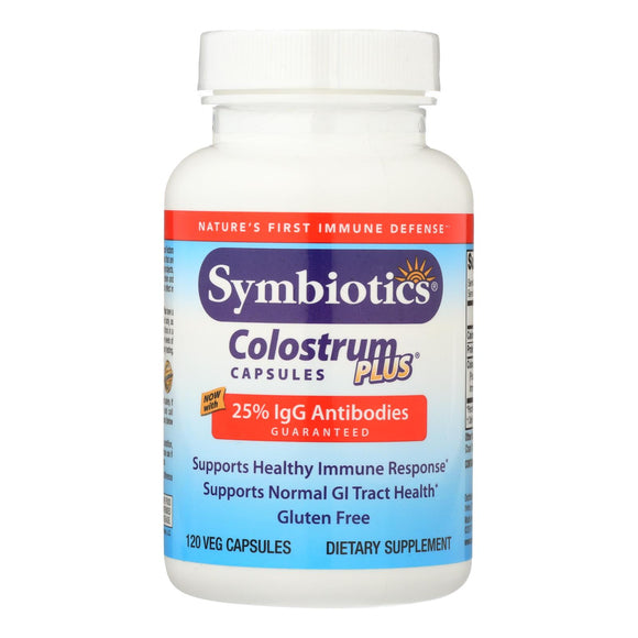 Symbiotics Colostrum Plus - 480 Mg - 120 Capsules - Vita-Shoppe.com