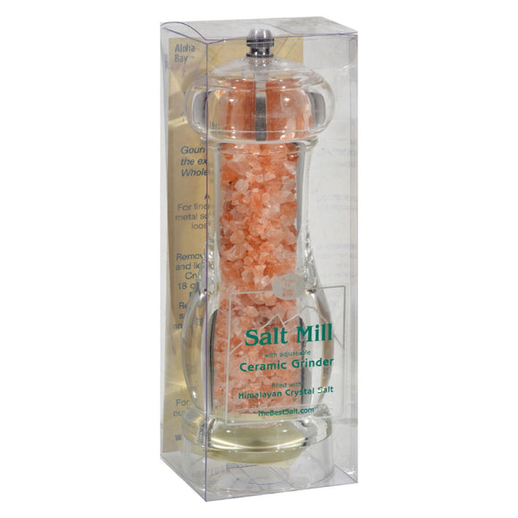 Himalayan Table And Cooking Salt Mill With Ceramic Grinder - 1 Piece - Vita-Shoppe.com