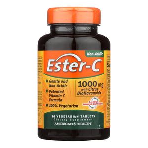 American Health - Ester-c With Citrus Bioflavonoids - 1000 Mg - 90 Vegetarian Tablets - Vita-Shoppe.com