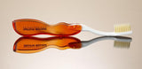Mouth Watchers Travel Toothbrush - Red  - 1 Count - Case Of 5 - Vita-Shoppe.com