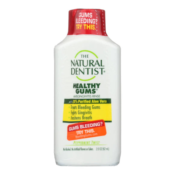 Natural Dentist Anti Gingivitis Rinse - Healthy Gums - Peppermint Twist - 2 Oz - Vita-Shoppe.com