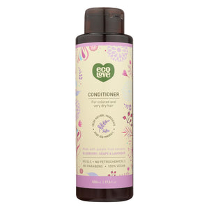 Ecolove Conditioner - Purple Fruit Conditioner For Colored And Very Dry Hair - Case Of 1 - 17.6 Fl Oz. - Vita-Shoppe.com