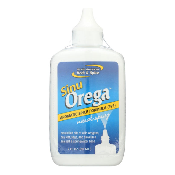 North American Herb And Spice Sinu-orega Nasal Spray - 2 Fl Oz - Vita-Shoppe.com