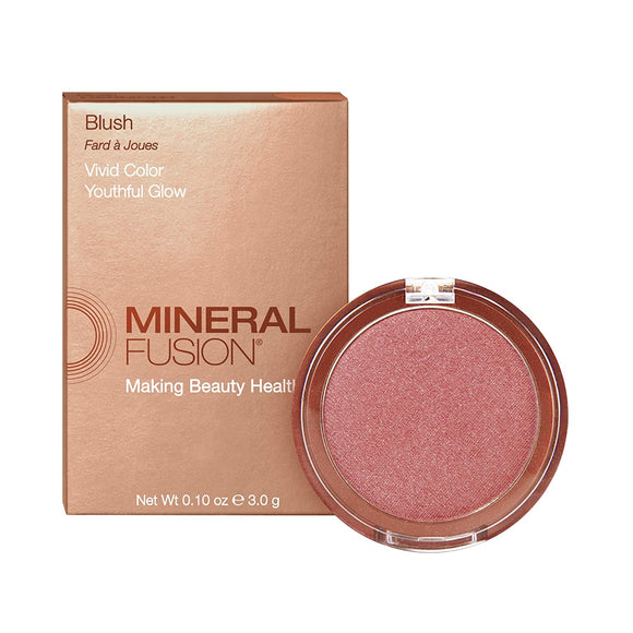 Mineral Fusion Blush, Airy, Mauve Shimmer, 0.10 oz - Vita-Shoppe.com