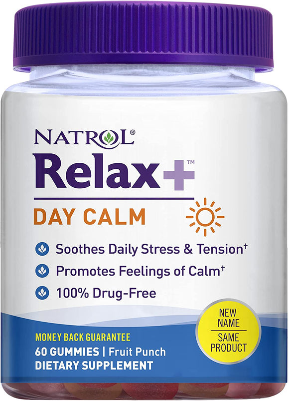 Natrol Relax+ Day Calm Gummies, Mood & Stress - Vita-Shoppe.com