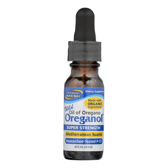 North American Herb And Spice Oreganol Oil Of Oregano Super Strength - 0.45 Fl Oz - Vita-Shoppe.com