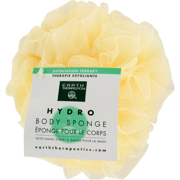 Earth Therapeutics Hydro Body Sponge With Hand Strap Natural - 1 Sponge - Vita-Shoppe.com
